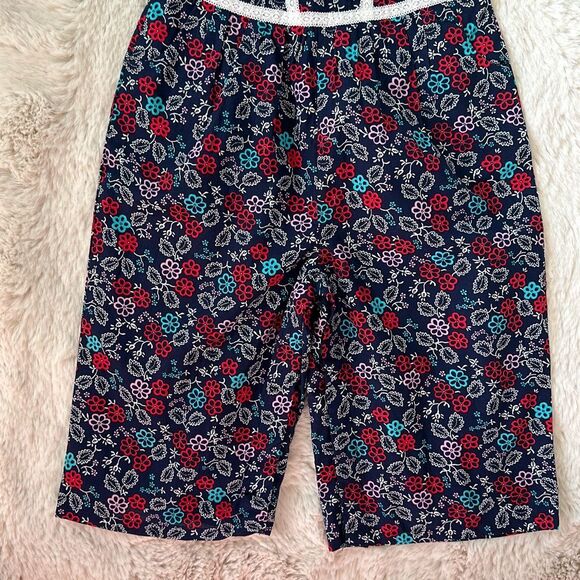 Janie and Jack Floral Wide Leg Jumpsuit in Merchant Marine Size 18/24 Months - Picture 4 of 7